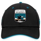 Men's San Jose Sharks Fanatics Branded Black 2023 NHL Draft Flex Hat
