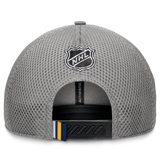 Men's St Louis Blues Fanatics Gray Authentic Pro Home Ice Trucker Adjustable Hat