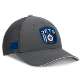 Men's Winnipeg Jets Fanatics Gray Authentic Pro Home Ice Trucker Adjustable Hat