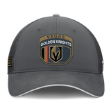 Men's Vegas Golden Knights Fanatics Gray Authentic Pro Home Ice Trucker Adjustable Hat