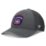 Men's Montreal Canadiens Fanatics Gray Authentic Pro Home Ice Trucker Adjustable Hat
