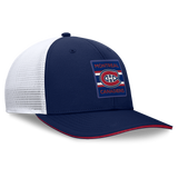 Men's Fanatics Navy Montreal Canadiens Authentic Pro Rink Trucker Snapback Hat