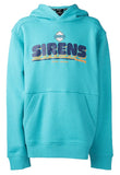 Youth New York Sirens PWHL Bauer Unisex Teal Core Ultimate Pullover Hoodie