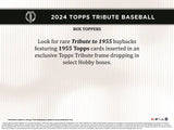 2024 Topps Tribute Baseball Hobby Box 6 Packs per Box, 3 Cards per Pack
