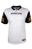Men's Hamilton Tiger-Cats New Era CFL Replica Away Road Football Jersey - White