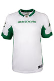 Men's Saskatchewan Roughriders New Era CFL Replica Away Road Football Jersey - White