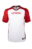Men's Ottawa Redblacks New Era CFL Replica Away Football Jersey - Alternate White & Red