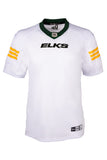 Men's Edmonton Elks New Era CFL Replica Away Road Football Jersey - White