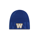 Winnipeg Blue Bombers CFL Football New Era Sideline UnCuffed Knit Beanie Hat - Royal