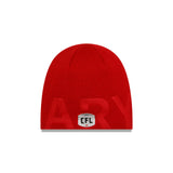 Calgary Stampeders CFL Football New Era Sideline UnCuffed Knit Beanie Hat - Red