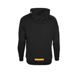 Men's New Era Black Hamilton Tiger-Cats Sideline Shuffle Pullover Hoodie