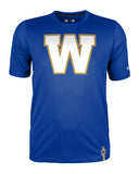 2025 Winnipeg Blue Bombers CFL Football New Era Equipment Sideline T Shirt  - Royal Blue