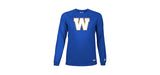 2026 Winnipeg Blue Bombers CFL Football New Era Rutted Sideline Long Sleeves T Shirt  - Royal Blue