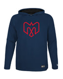 Men's Montreal Alouettes New Era 2026 Sideline Metam Raglan Hoodie - Navy Blue
