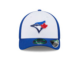 Men's Toronto Blue Jays New Era Alt 3 2025 MLB Postseason Side Patch 9FORTY Adjustable Hat - White Panel