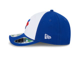 Men's Toronto Blue Jays New Era Alt 3 2025 MLB Postseason Side Patch 9FORTY Adjustable Hat - White Panel