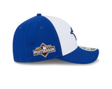 Men's Toronto Blue Jays New Era Alt 3 2025 MLB Postseason Side Patch 9FORTY Adjustable Hat - White Panel