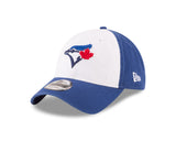 Men's Toronto Blue Jays New Era Alt 3 2025 MLB Postseason Side Patch 9Twenty Adjustable Hat - White Panel