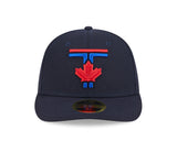 Men's Toronto Blue Jays New Era 50th Anniversary Logo Navy City Connect Low Profile 59FIFTY Fitted Hat
