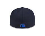 Men's Toronto Blue Jays New Era 50th Anniversary Logo Navy City Connect Low Profile 59FIFTY Fitted Hat