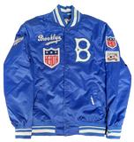 Men's Pro Standard Royal Blue Brooklyn Dodgers Classic Satin Full-Snap Jacket
