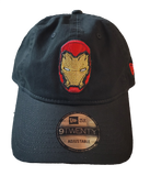 Iron Man Marvel Comics New Era 9Twenty Adjustable Buckle Hat - Black
