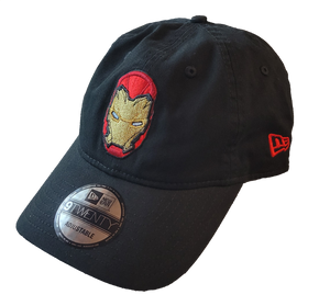 Iron Man Marvel Comics New Era 9Twenty Adjustable Buckle Hat - Black