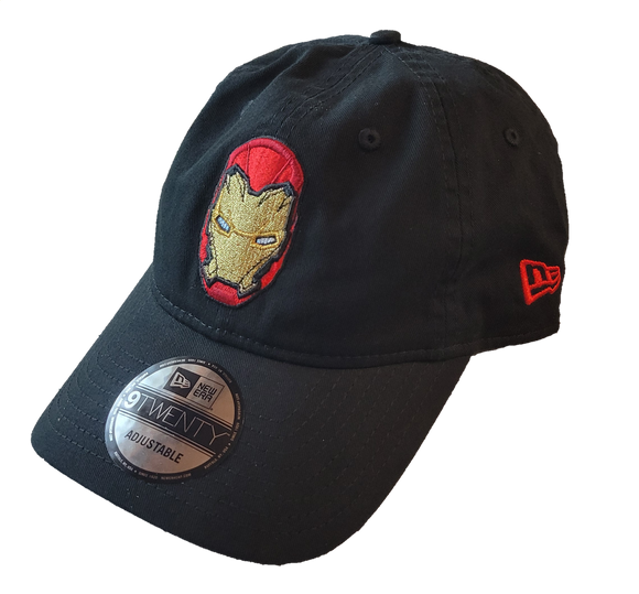 Iron Man Marvel Comics New Era 9Twenty Adjustable Buckle Hat - Black