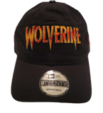 Wolverine Marvel Comics New Era 9Twenty Adjustable Buckle Hat - Black