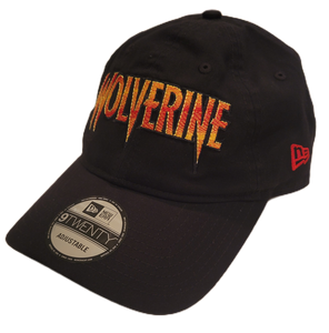 Wolverine Marvel Comics New Era 9Twenty Adjustable Buckle Hat - Black