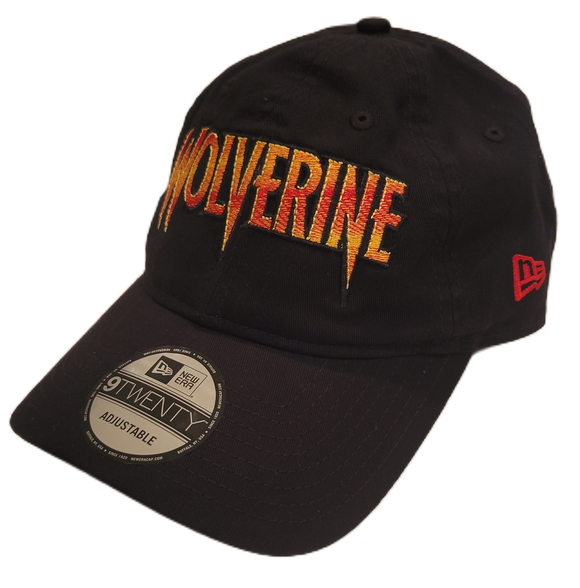 Wolverine Marvel Comics New Era 9Twenty Adjustable Buckle Hat - Black