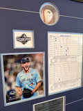Trey Yesavage Toronto Blue Jays 2025 World Series Signed Baseball - With Photo and Score Card - Framed