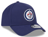 Men's Winnipeg Jets NHL New Era Men's Navy 9Forty A-Frame Snapback Hat