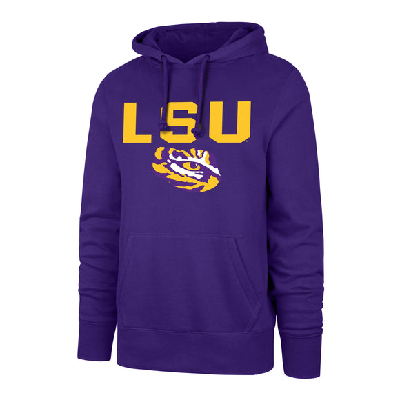 Men's Louisiana State Tigers Imprint Headline Team Colour Logo Pullover NCAA Hoodie