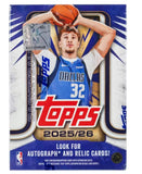 2025/26 Topps Basketball 7-Pack Blaster Box 7 Packs Per Box, 12 Cards Per Pack