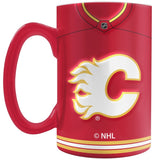 The Sports Vault NHL Calgary Flames NHL Hockey 20oz Sculpted Jersey Mug