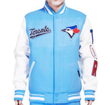 Men's Pro Standard MLB Toronto Blue Jays Sky Blue & White Varsity Jacket