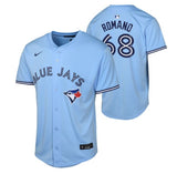 Youth Toronto Blue Jays Jordan Romano Nike Powder Blue Alternate Limited Player Jersey