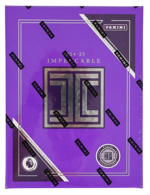2024/25 Panini Impeccable Premier League EPL Soccer International Hobby Box 1 Pack Per Box, 8 Cards Per Pack