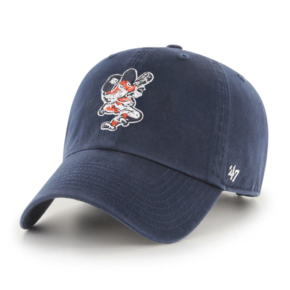 Men's Detroit Tigers MLB '47 Brand Navy 1967 Vintage Clean Up Adjustable Hat