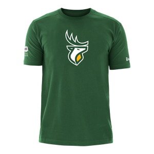 Edmonton Elks CFL Football New Era Reign Logo Sideline T Shirt  - Green
