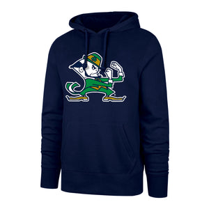 Men's Notre Dame Fighting Irish Imprint Headline Team Colour Logo Pullover NCAA Hoodie - Navy