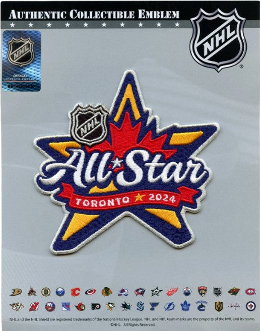 Unsigned 2020 NHL All-Star Game National Emblem Jersey Patch