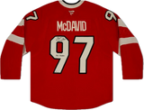 Team Canada 4 Nations Signed Connor McDavid Premium Fanatics Jersey with "For Canada" Inscription