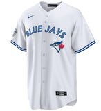 Men's 50th Anniversary Patch Toronto Blue Jays MLB Nike White Home Replica Jersey - With Any Name & Number