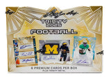 2025 Leaf Trinity Football Hobby Box  6 Cards Per Box - Bleacher Bum Collectibles