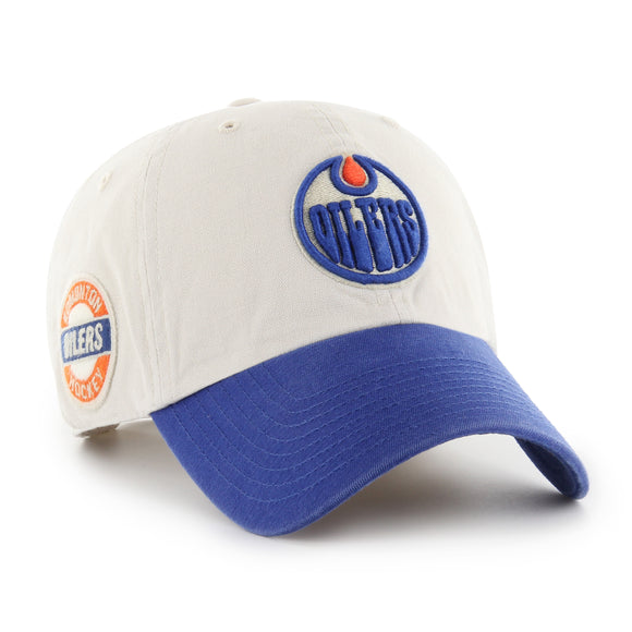 Edmonton Oilers Sidestep Clean up Adjustable Hat Cap One Size Fits Most