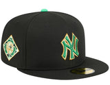 Men's New York Yankees New Era St. Patrick's Day 59FIFTY Fitted Hat - Black