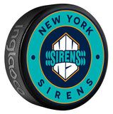 PWHL Women's Hockey League Official New York Sirens Souvenir Puck- By Inglasco