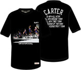 Men's Toronto Raptors Mitchell & Ness Vince Carter Dunk In Motion Black T Shirt